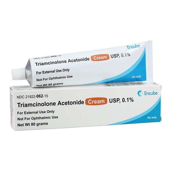 Triamcinolone Acetonide Topical Cream 0.1% Tube 80gm Each