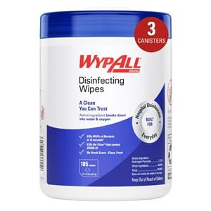 WypAll Disinfectant Wipes 185 Wipes/Canister 3/Ca