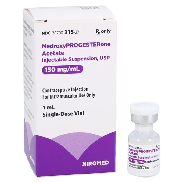Medroxyprogesterone Injection 150mg/mL SDV 1mL Each