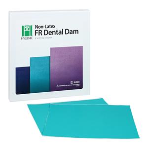 Hygenic LF Dental Dam 6 in x 6 in Med Ga Grn 30/Pk