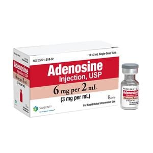 Adenosine Injection 3mg/mL SDV 2mL 10/Package