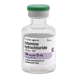 Ketamine HCl Injection 100mg/mL MDV 5mL 10/Package