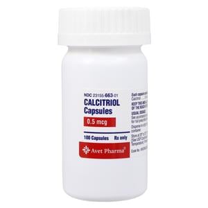 Calcitriol Capsules 0.5mcg Bottle Each