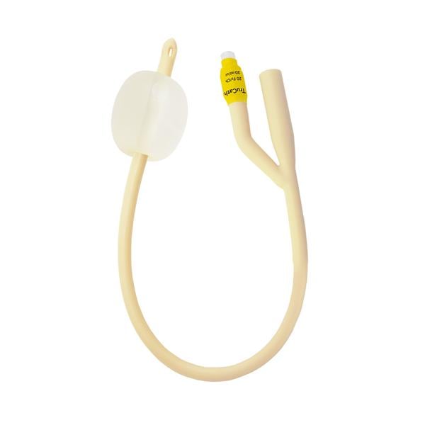TruCath 2-Way Foley Catheter Silicone Elastomer Coated Latex 20Fr 30mL