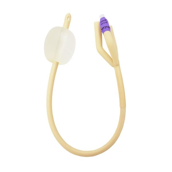 TruCath 3-Way Foley Catheter Silicone Elastomer Coated Latex 22Fr 30mL