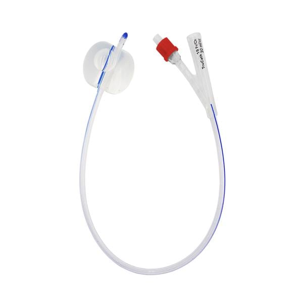 TruCath 2-Way Foley Catheter 100% Silicone 18Fr 30mL