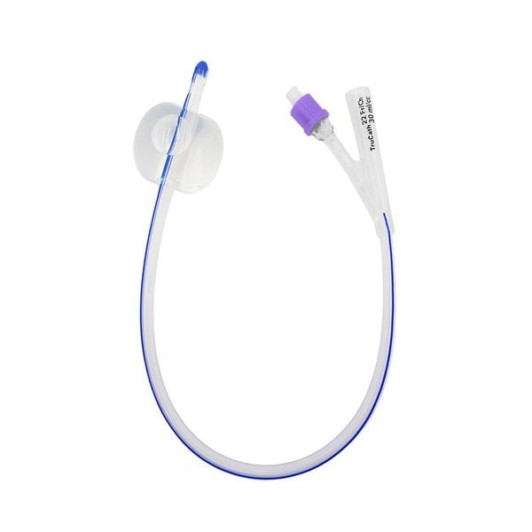 TruCath 2-Way Foley Catheter 100% Silicone 22Fr 30mL