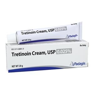 Tretinoin Topical Cream 0.025% Tube 20gm Each