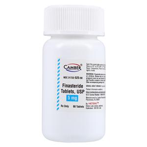 Finasteride Tablets 5mg Bottle 90/Bottle Each