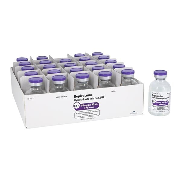 Ropivacaine HCl Injection 5mg/mL SDV 30mL 25/Package