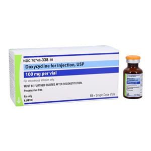 Doxycycline Hyclate Injection 100mg/vl Powder SDV 10/Package