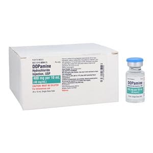 Dopamine HCl Injection 40mg/mL SDV 10mL 25/Package