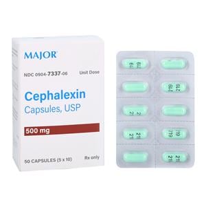 Cephalexin Capsules 500mg Unit Dose Each