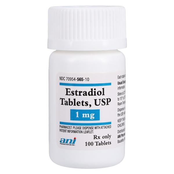 Estradiol Tablets 1mg Bottle Each