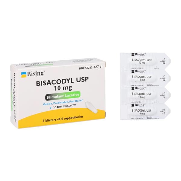 Bisacodyl Suppository Blister Pack 12/Pk