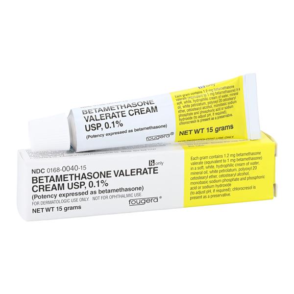 Betamethasone Valerate Topical Cream 0.1% Tube 15gm Each