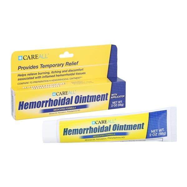 Hemorrhoidal Ointment Dye-Free/Phthalate/Fragrance-Free 2oz Tube 2oz/Tb