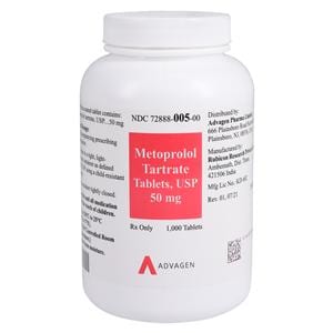 Metoprolol Tartrate 50mg Each