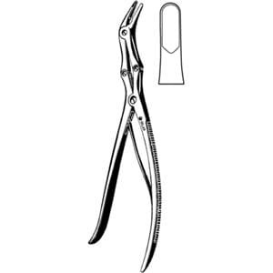Leksell Surgical Rongeur Angled 9" Stainless Steel Non-Sterile Reusable Ea