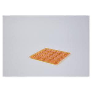 EZ Grid Round Blister Amber PVDC 3/16x1-13/16x1-13/16" Small 1000/Pk