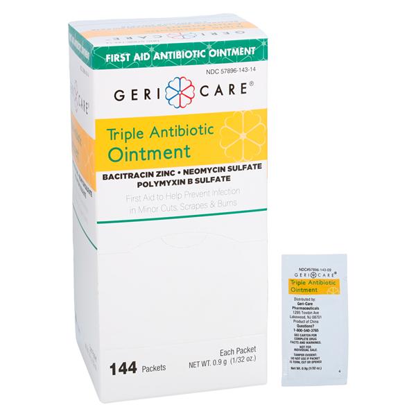 Triple Antibiotic Ointment 0.9gm Foil Packet 144/Pk