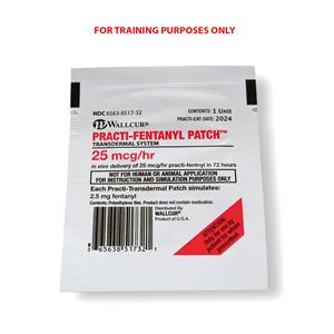 Practi-Fentanyl Patch Simulated Medication 100/Bx