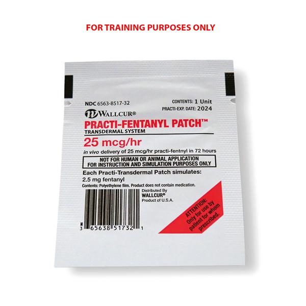Practi-Fentanyl Patch Simulated Medication 100/Bx