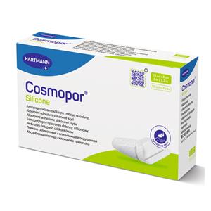 Cosmopor Silicone Post-Op Dressing 6x3.2" 3Lyr Strl Rect NAdh Slcn Adh Wt Abs
