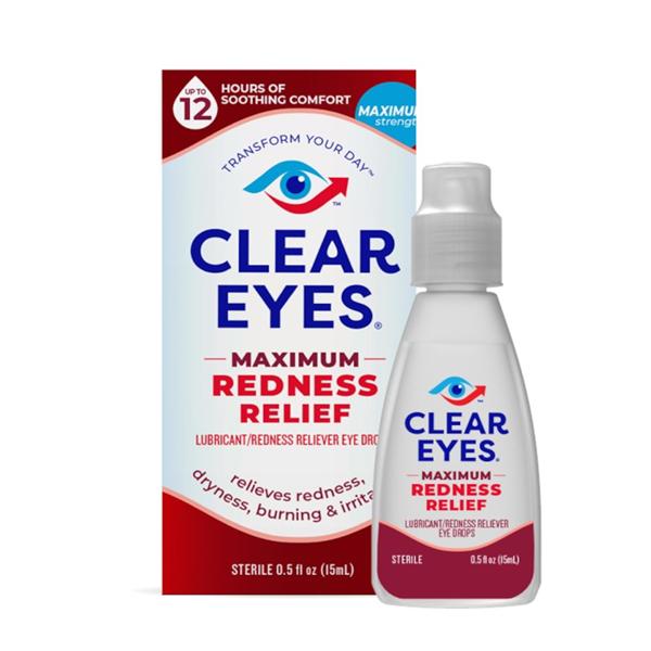 Clear Eyes Maximum Redness Relief Drops 0.5oz/Bt