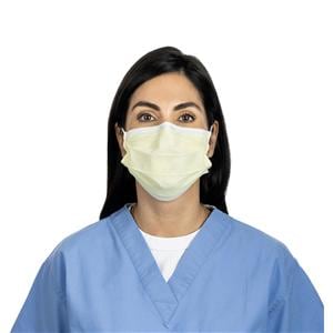Procedure Mask ASTM F2100 Compliant Level 1 Yellow 500/Ca