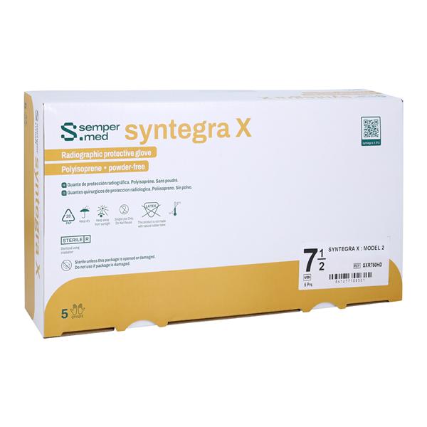Syntegra X Polyisoprene Surgical Gloves 7.5 White