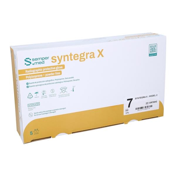Syntegra X Polyisoprene Surgical Gloves 5.5 White, 4 BX/CA