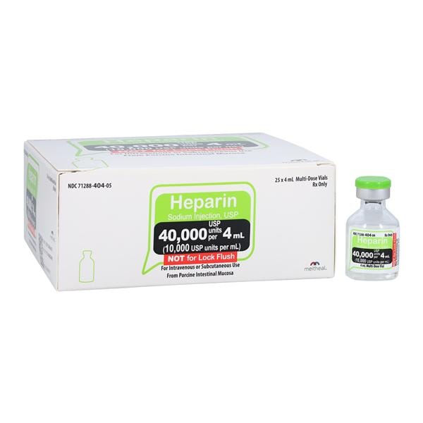 Heparin Sodium Injection 10,000U/mL MDV 4mL 25/Package