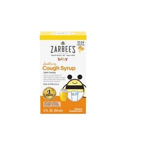 Zarbee's Soothing Baby Cough Syrup Peach 2oz/Bt