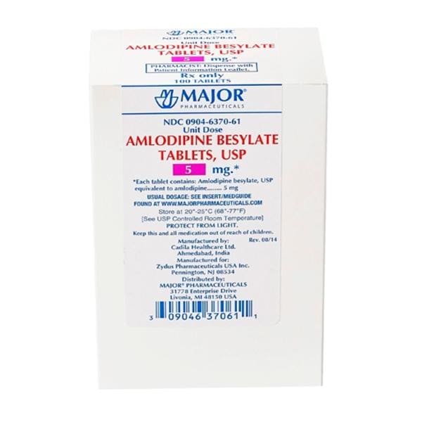 Amlodipine Besylate 5mg Each