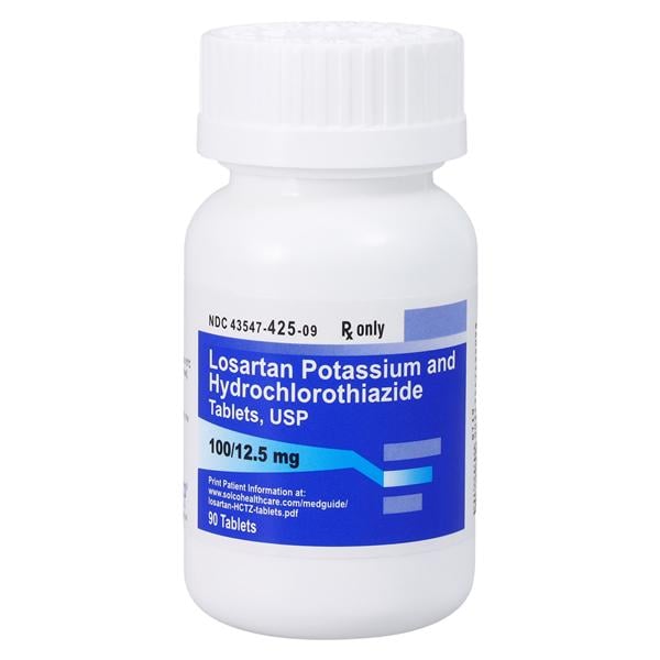 Losartan Potassium/HCTZ 100/12.5mg Each