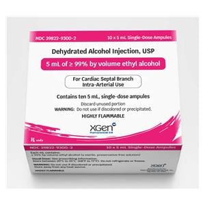 Alcohol Dehydrated Injection Ampule 5mL 10/Package