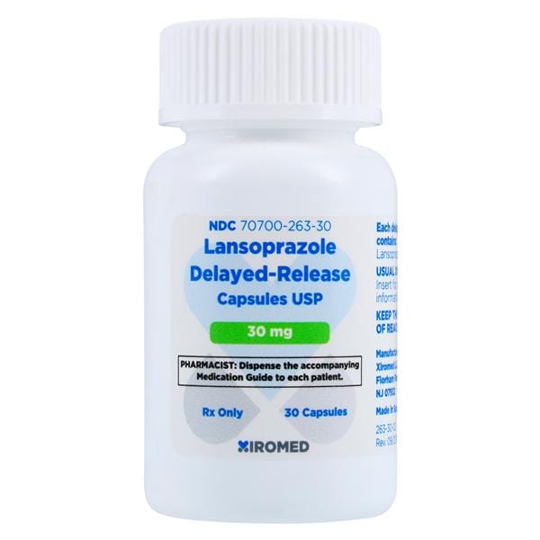 Lansoprazole Delayed-Release Capsules 30mg Bottle 30/Bottle Each, 24 BT/CA