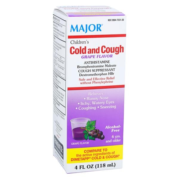 Brompheniramine/DM Children Oral Solution Grape 118mL Bottle 118mL/Bt