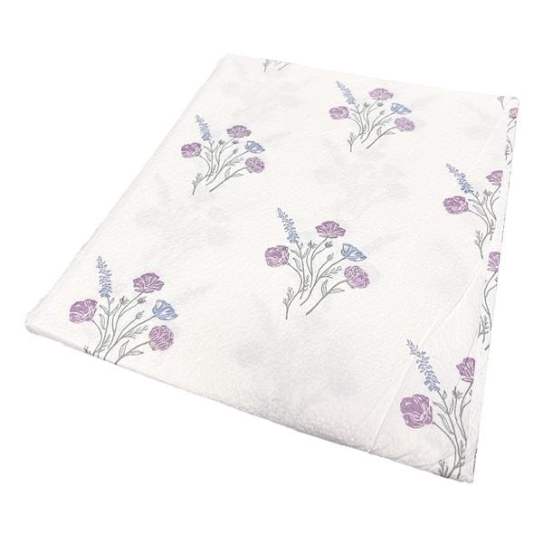 Exam Drape Sheet 40 in x 48 in Wildflower Tissue Disposable 100/Ca
