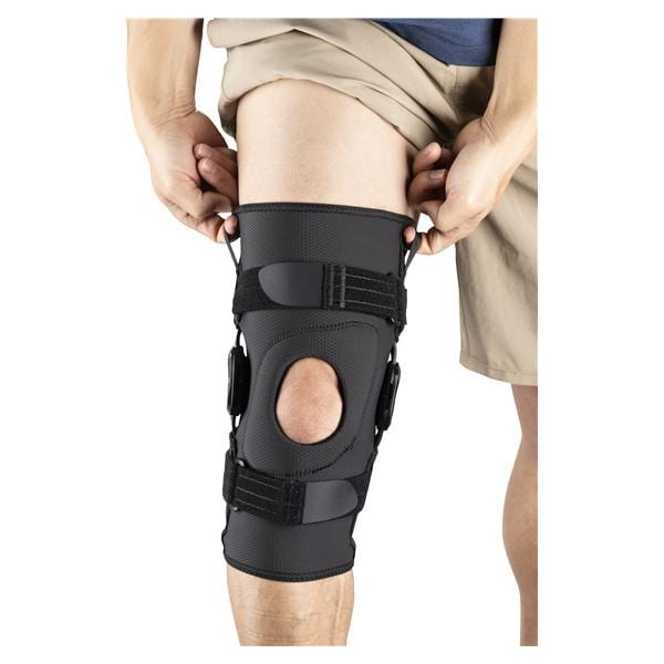 CrossRunner ROM Brace Knee Size Large Hybrid Fabric 21-24" Thigh Left/Right