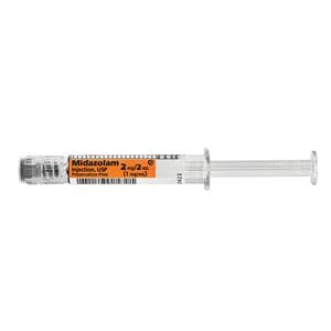 Midazolam Injection 2mg/mL RFID Prefilled Syringe 2mL 24/Package