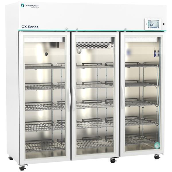 Laboratory/Medical Refrigerators New 72 Cu Ft 3 Glass Doors 1 to 10C Ea