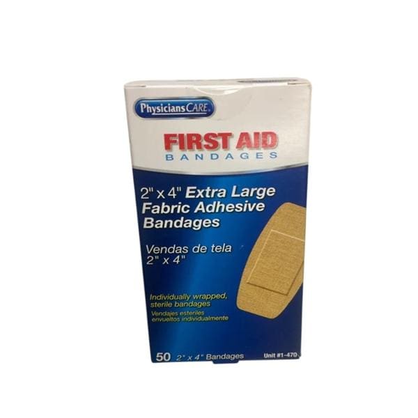 Adhesive Bandage Woven Fabric 2x4" Tan 50/Bx