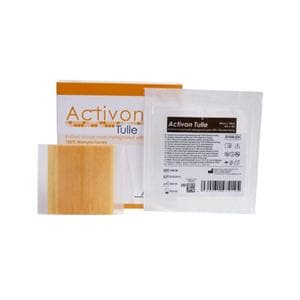 Activon Tulle 100% Manuka Honey Wound Dressing 4x4" Sterile Square 5/Bx