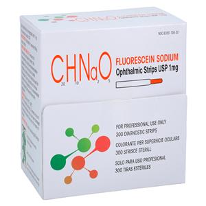Fluorescein Sodium Ophthalmic Strip 1mg Pack 300/Package