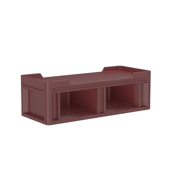 Endurance 1.5 Platform Bed New Polyethylene Burgundy Ea