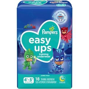 Pampers Easy Ups Training Underwear Moderate Boy PJ Masks 4T-5T 18x4/Ca