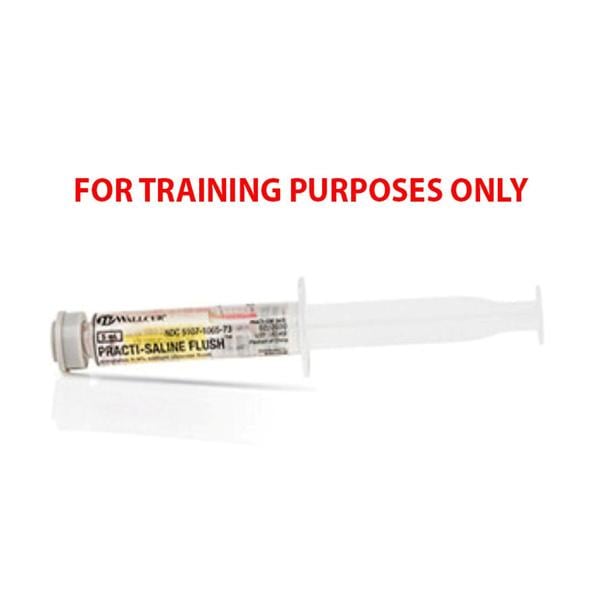 Practi-Saline Flush Training Simulated Medication 30/Bx