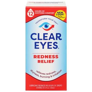 Clear Eyes Redness Relief Drops 0.5oz/Bt